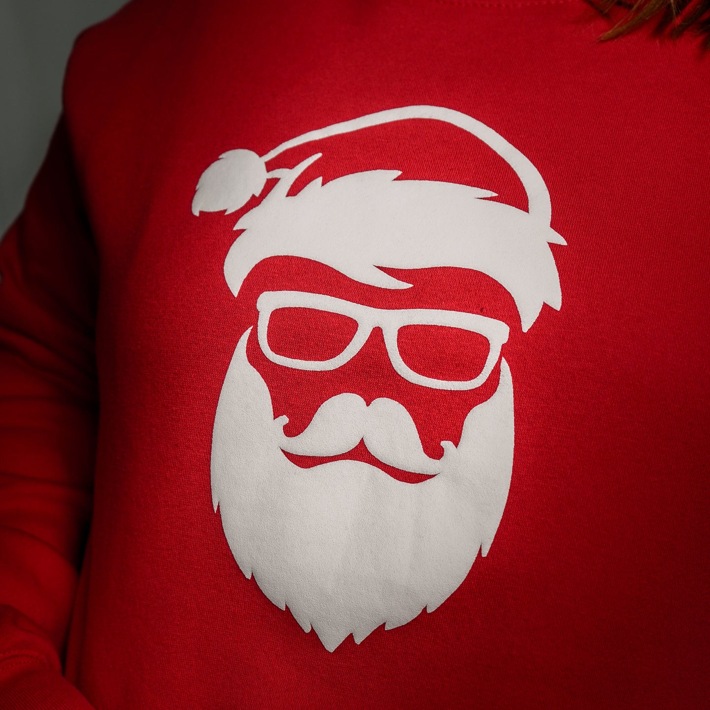 Santa Hipster Red Felpa