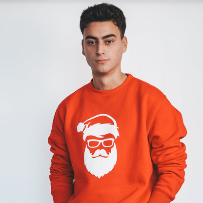 Santa Hipster Red Felpa