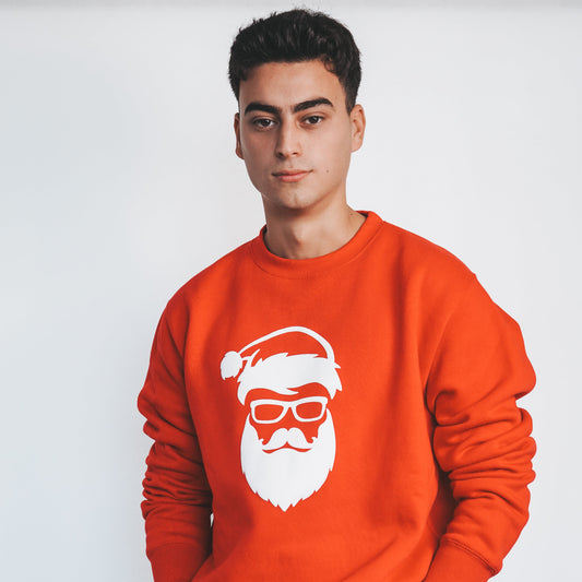 Santa Hipster Red Felpa